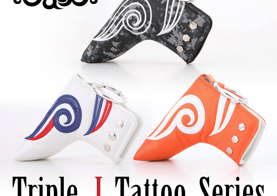 Triple J Tattooシリーズ ヘッドカバー ピンタイプパター用 選べる3カラー 2019年4月末発売