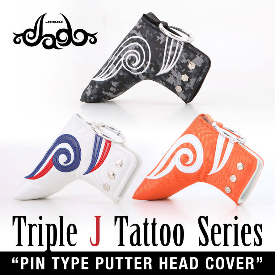 Triple J Tattooシリーズ ヘッドカバー ピンタイプパター用 選べる3カラー 2019年4月末発売